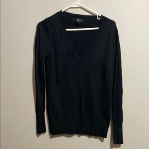 Mission Black V-Neck Sweater. Size M.